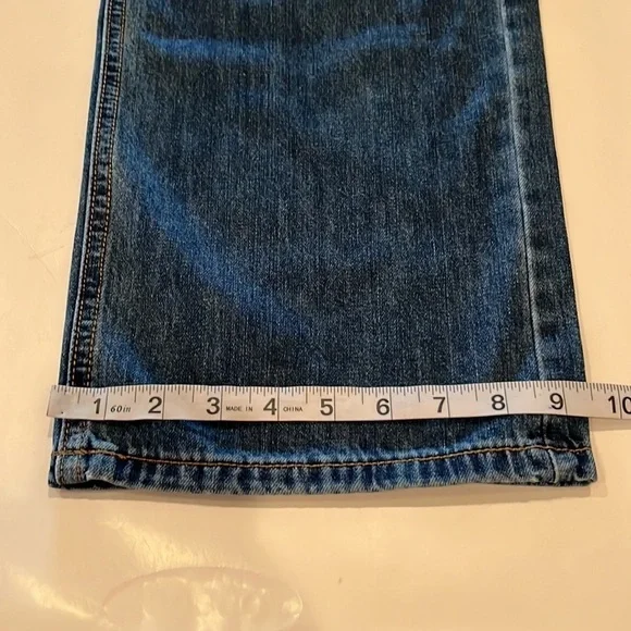 YKK Jeans Wide Leg High Rise NWT Size L - Picture 8 of 16
